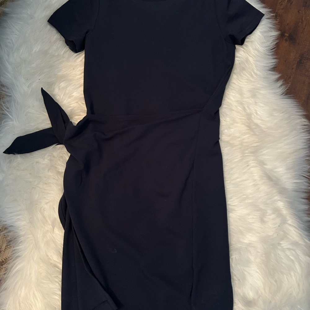 Club Monaco olive navy Knot Dress